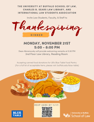UB School of Law Thanksgiving Dinner Invitation 11.21.22.png